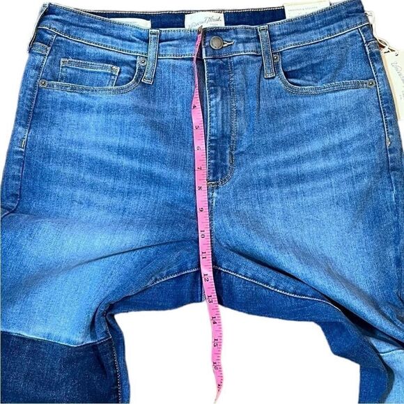 Universal Thread High Rise Skinny Denim Jeans With Patch, Size 12, NWT - Picture 10 of 12